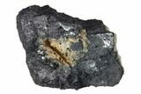 Galena Crystal with Druzy Quartz and Fluorite - England #146238-1